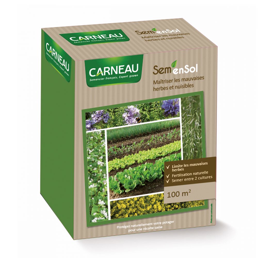 Maîtriser Les Mauvaises Herbes et Nuisibles, mélange à semer,  0,50 kg, Carneau.
