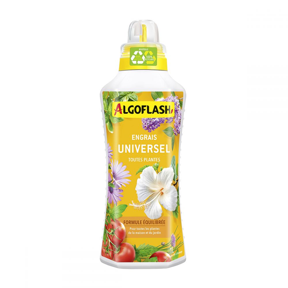Engrais Liquide Universel 1 litre Algo Flash.