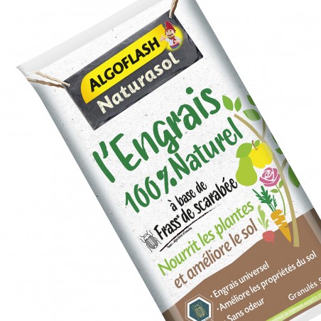 Engrais 100 % Naturel Complet 5 kg Algo Flash.