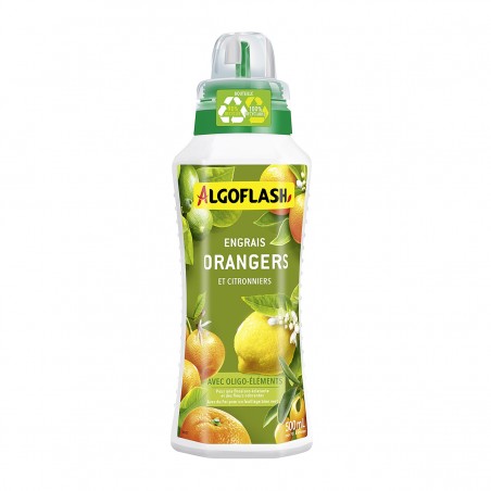 Engrais liquide 500 mL Orangers et Citronniers Algoflash.