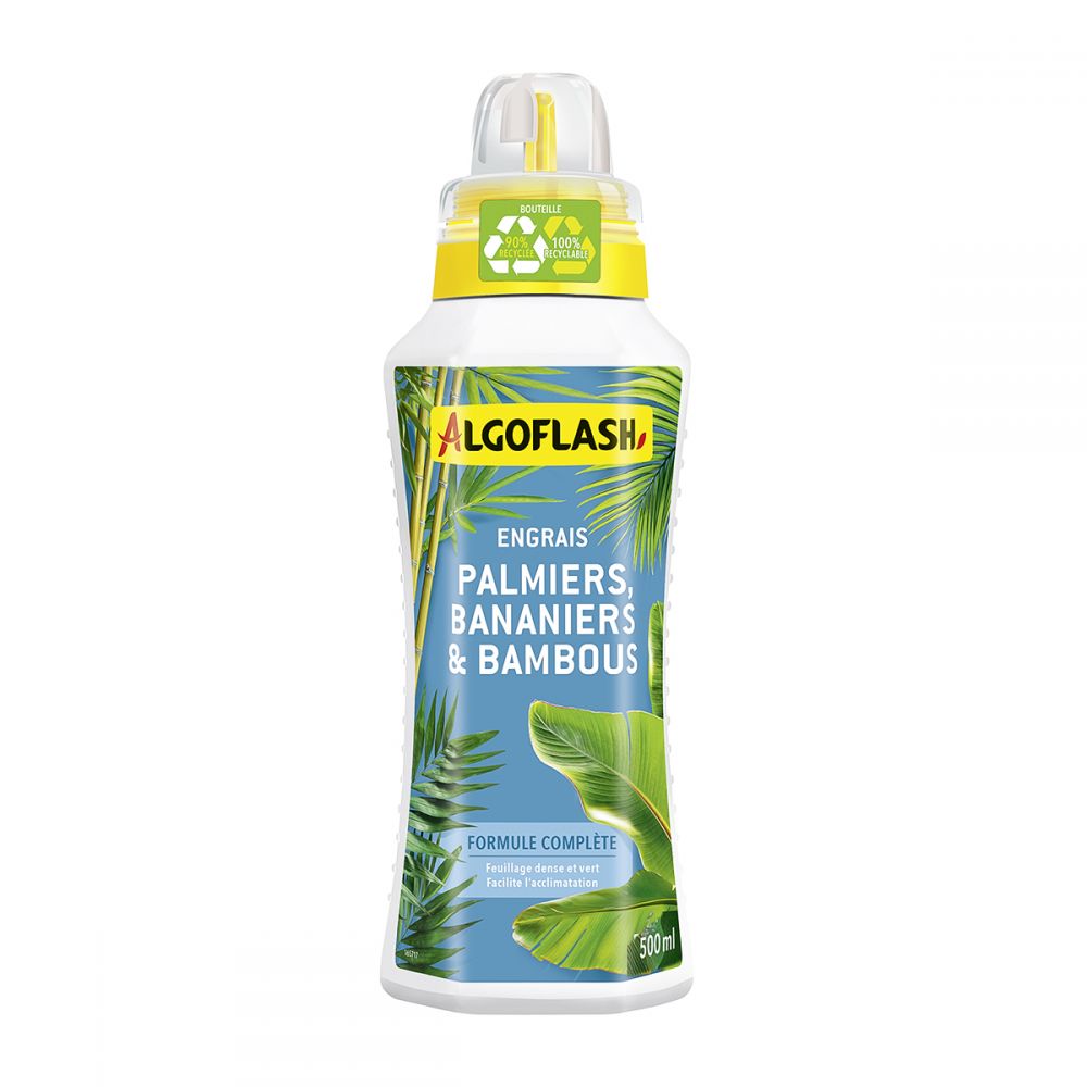 Engrais Liquide 500 mL Palmiers, Bambous, Bananiers AlgoFlash.
