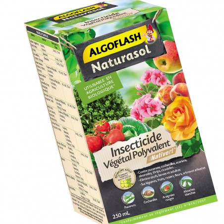 Insecticide Végétal Polyvalent, 250 mL Naturasol Algoflash.