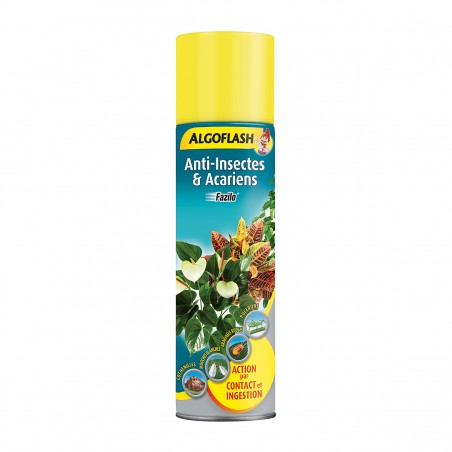 Anti-Insectes et Acariens Fazilo insecticide aérosol Algoflash, aérosol 200 mL.