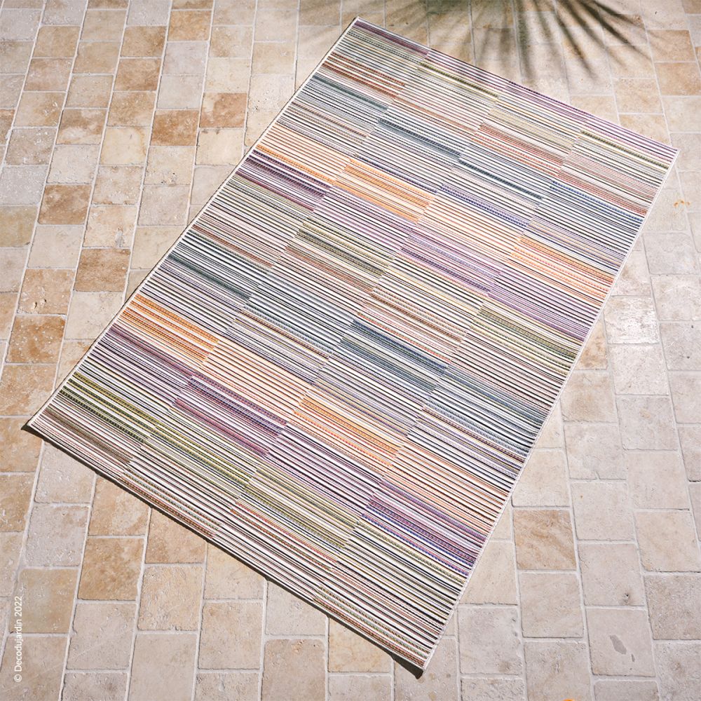 Tapis d'extérieur Tissé Monterosso multicolore Idaho.