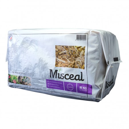 Paillage Horticole Miscanthus, sac 130 litres Misceal.