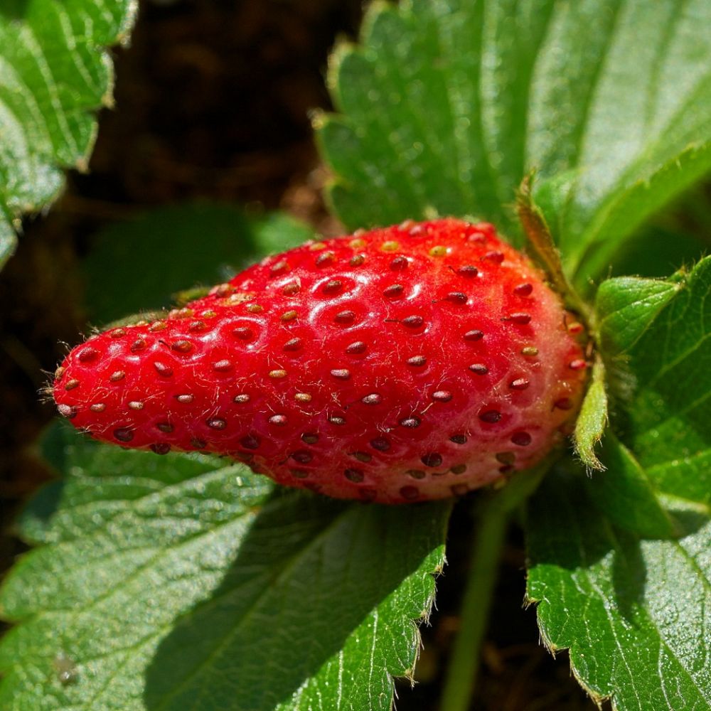 fraisiers Gariguette en barquette 6 plants.