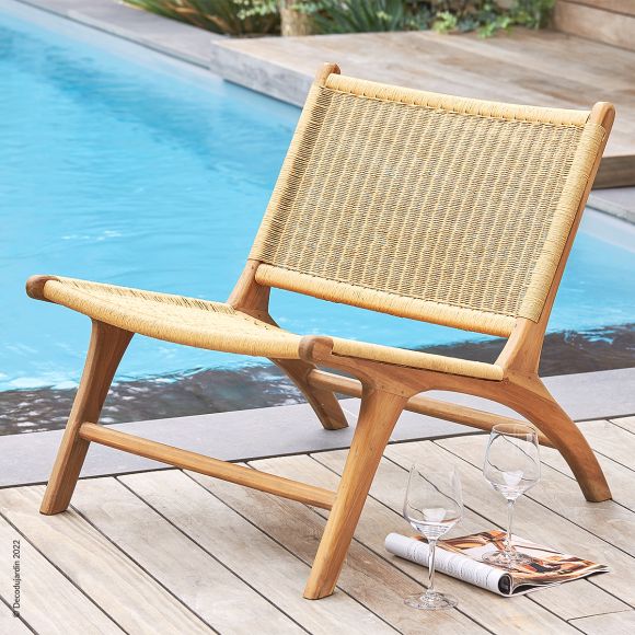 Fauteuil Teck Lazy Natural