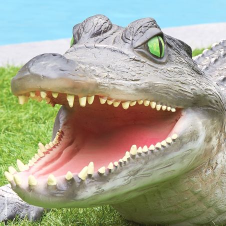 Statue Crocodile Résine