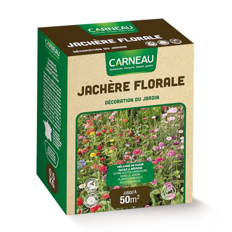 Jachère Florale, mélange de fleurs à semer 0,5 kg Carneau.