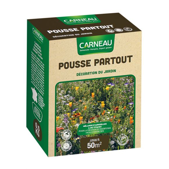 Pousse Partout, Semences Carneau, 0,5 kg.